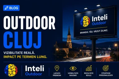 Publicitate outdoor &icirc;n Cluj: vizibilitate &icirc;ntr-un oraș &icirc;n continuă dezvoltare
