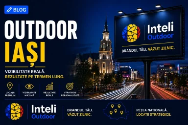 Publicitate outdoor &icirc;n Iași: vizibilitate pentru branduri &icirc;ntr-un oraș &icirc;n creștere