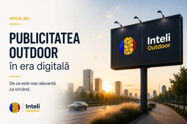 Publicitatea outdoor &icirc;n era digitală: de ce răm&acirc;ne unul dintre cele mai puternice canale de branding