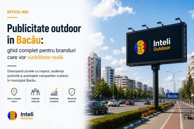 Publicitate outdoor &icirc;n Bacău: ghid complet pentru companiile care vor vizibilitate